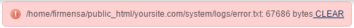 error_log_check_opencart