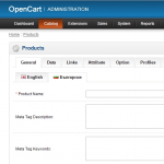 Съвети за правилното попълване на информация в OpenCart